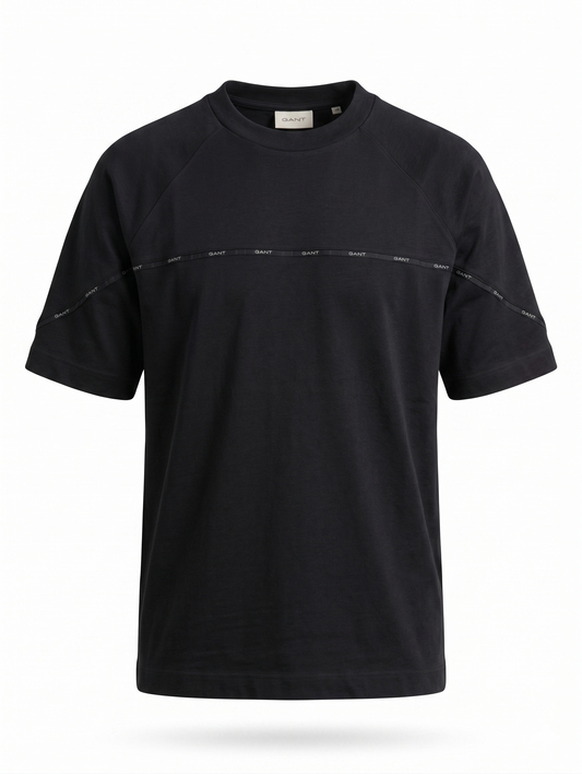 Gant Black Premium Crewneck T-Shirt
