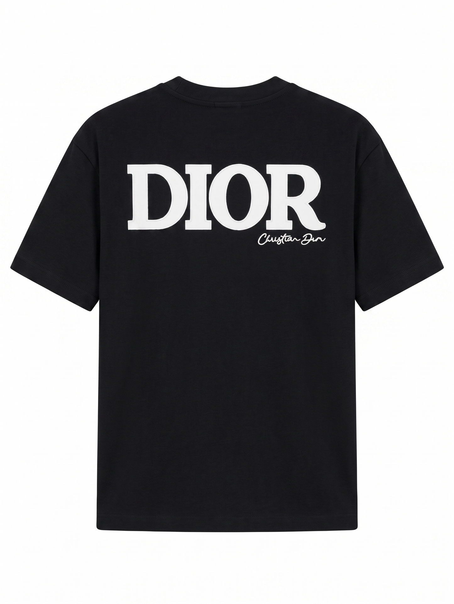 Dior Black Logo Crewneck T-Shirt