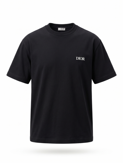 Dior Black Logo Crewneck T-Shirt