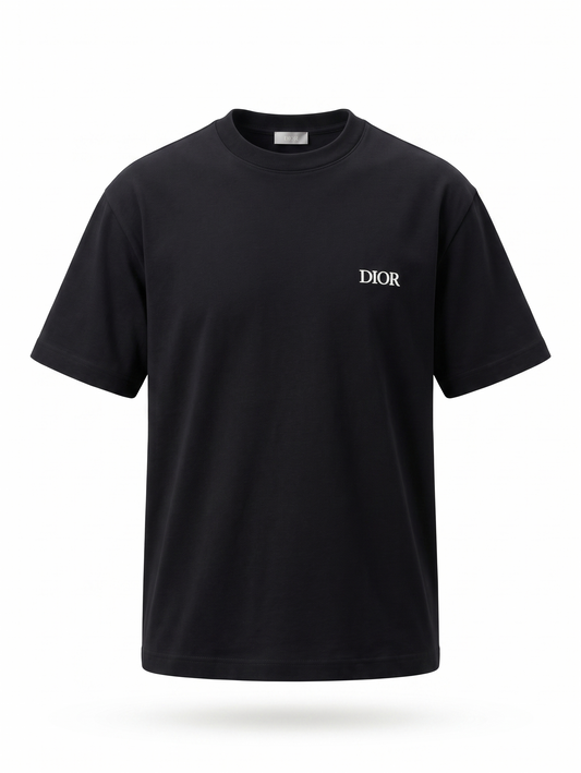 Dior Black Logo Crewneck T-Shirt