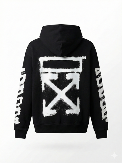 Black Hoodie (Off white)