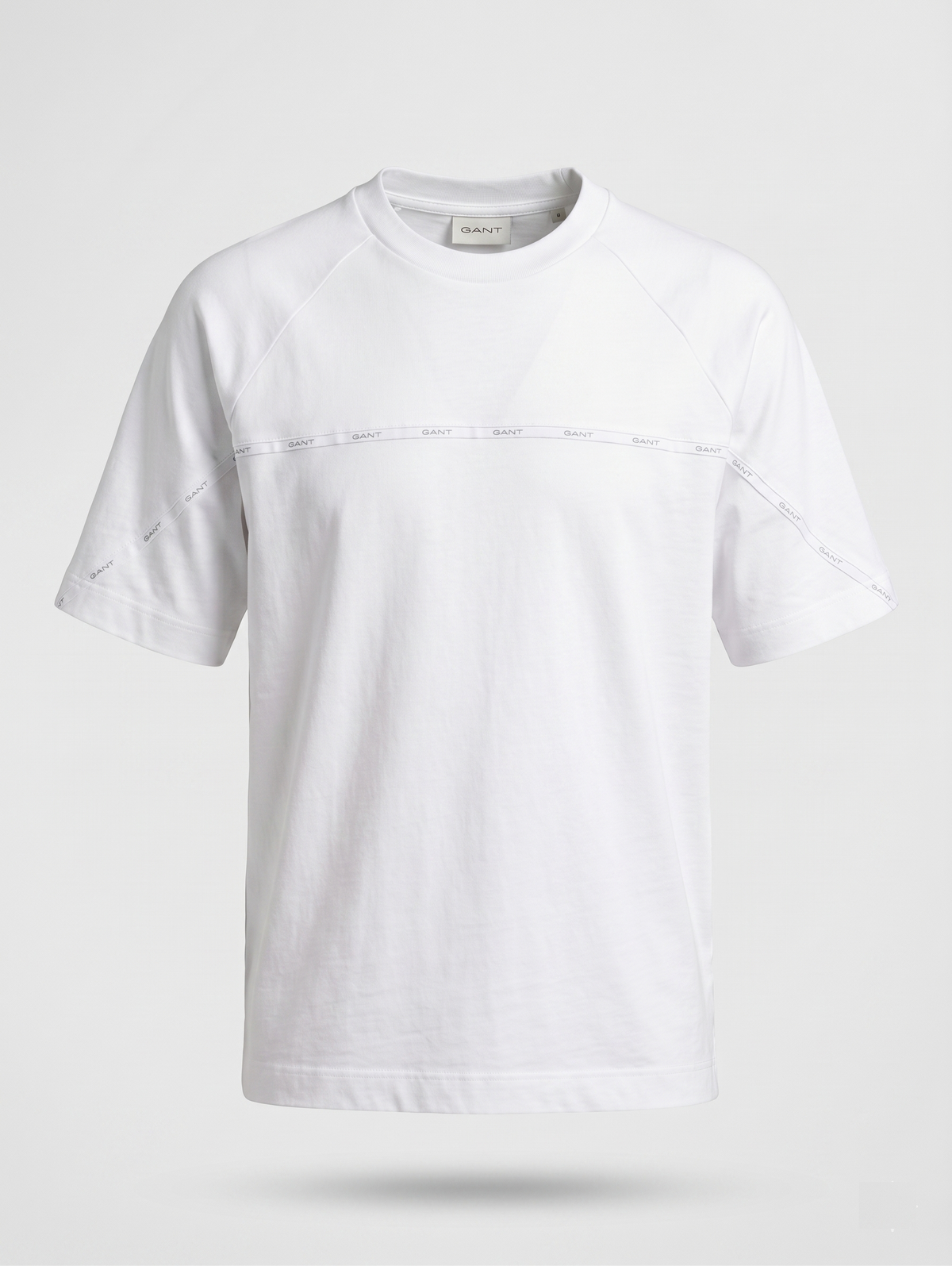 Gant White Premium Crewneck T-Shirt