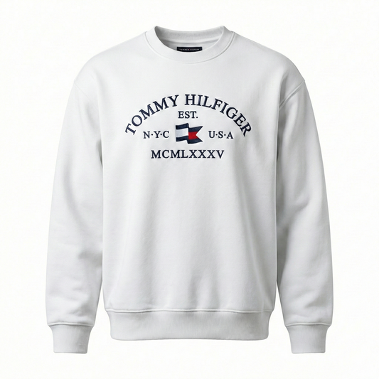 Tommy Crewneck white