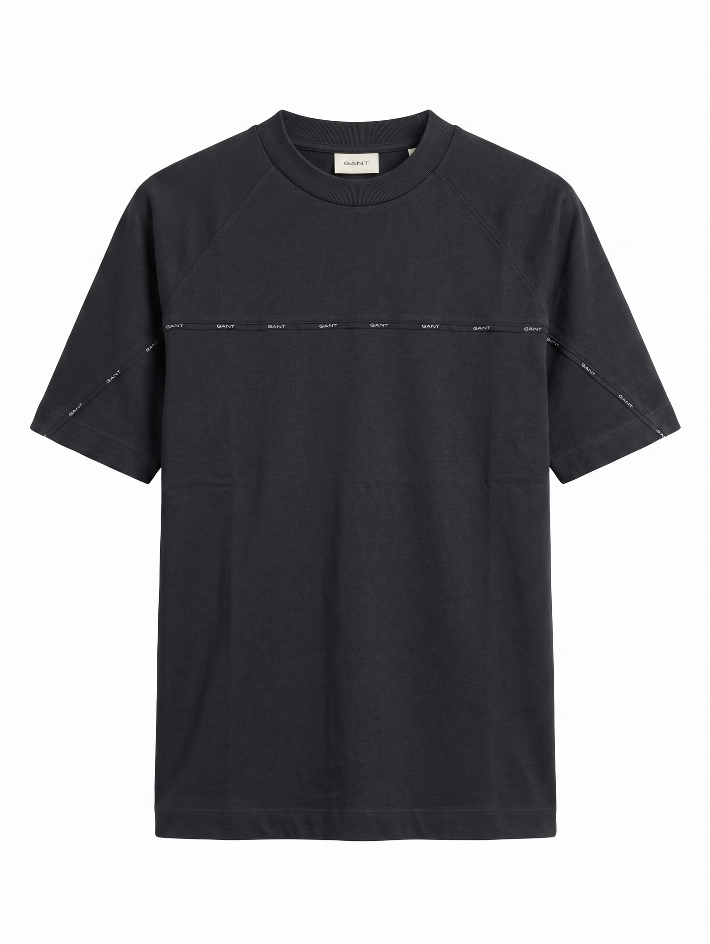 Gant Black Premium Crewneck T-Shirt