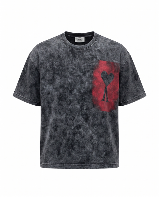 Ami Washed Graphic T-Shirt