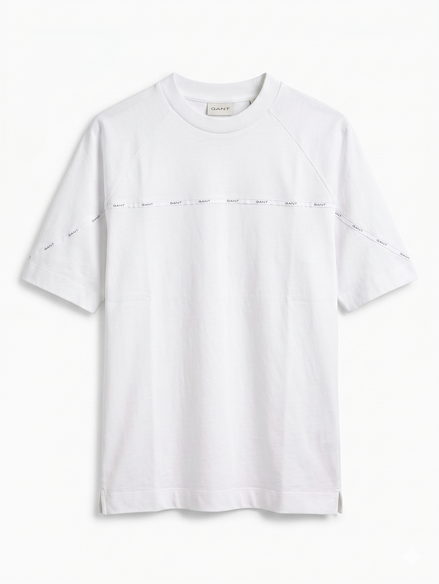 Gant White Premium Crewneck T-Shirt