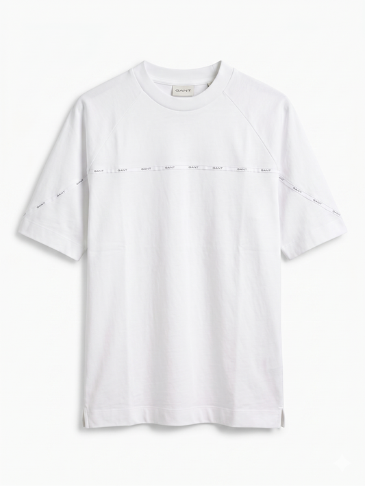 Gant White Premium Crewneck T-Shirt
