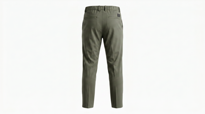 Dolce & Gabbana Olive Green Tailored Comfort Trousers