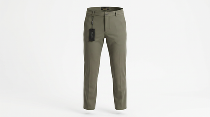 Dolce & Gabbana Olive Green Tailored Comfort Trousers