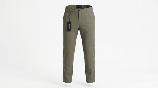 Dolce & Gabbana Olive Green Tailored Comfort Trousers